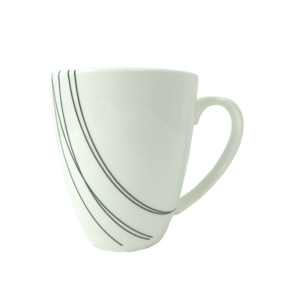 New Lot of 4 Mugs Swirl Housewares International BLUE HARBOR